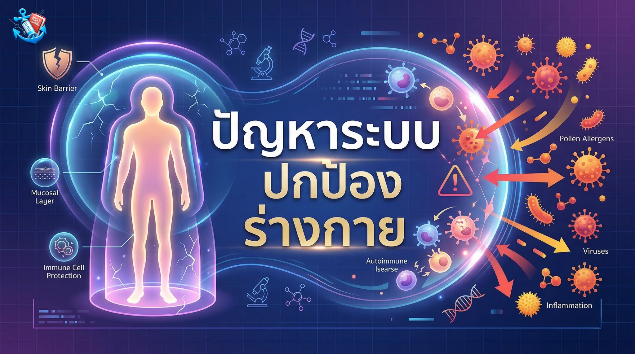 ปัญหาระบบปกป้องร่างกาย